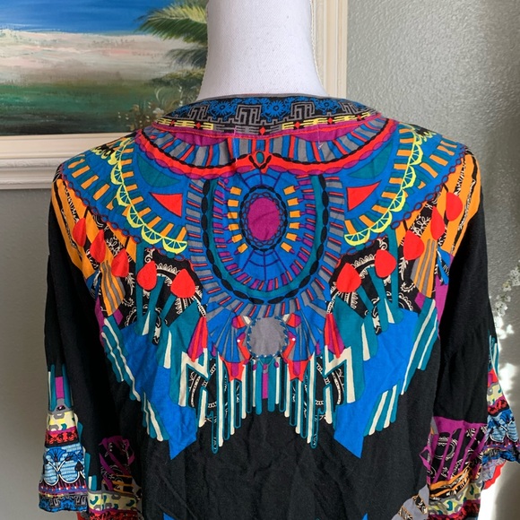 Flying Tomato Boho Short Kimono Top Size Medium - Picture 17 of 17
